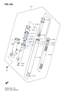 AN400 ABS BURGMAN EU drawing FRONT FORK DAMPER