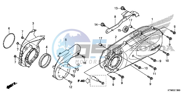 LEFT CRANKCASE COVER