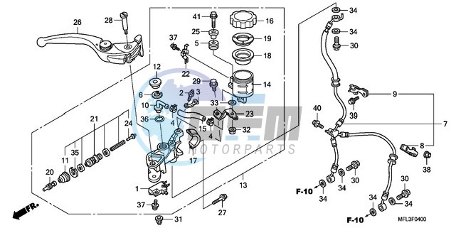 FR. BRAKE MASTER CYLINDER (CBR1000RR)