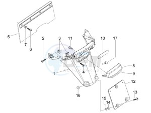 S 50 2T UK drawing Rear cover - Splash guard