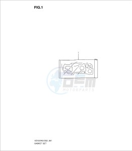 VZ1500L0 drawing GASKET SET