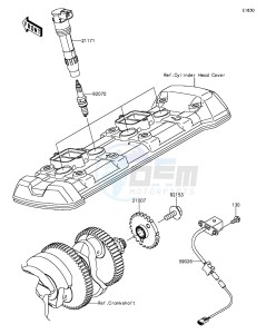 Z1000 ZR1000FEFA FR GB XX (EU ME A(FRICA) drawing Ignition System