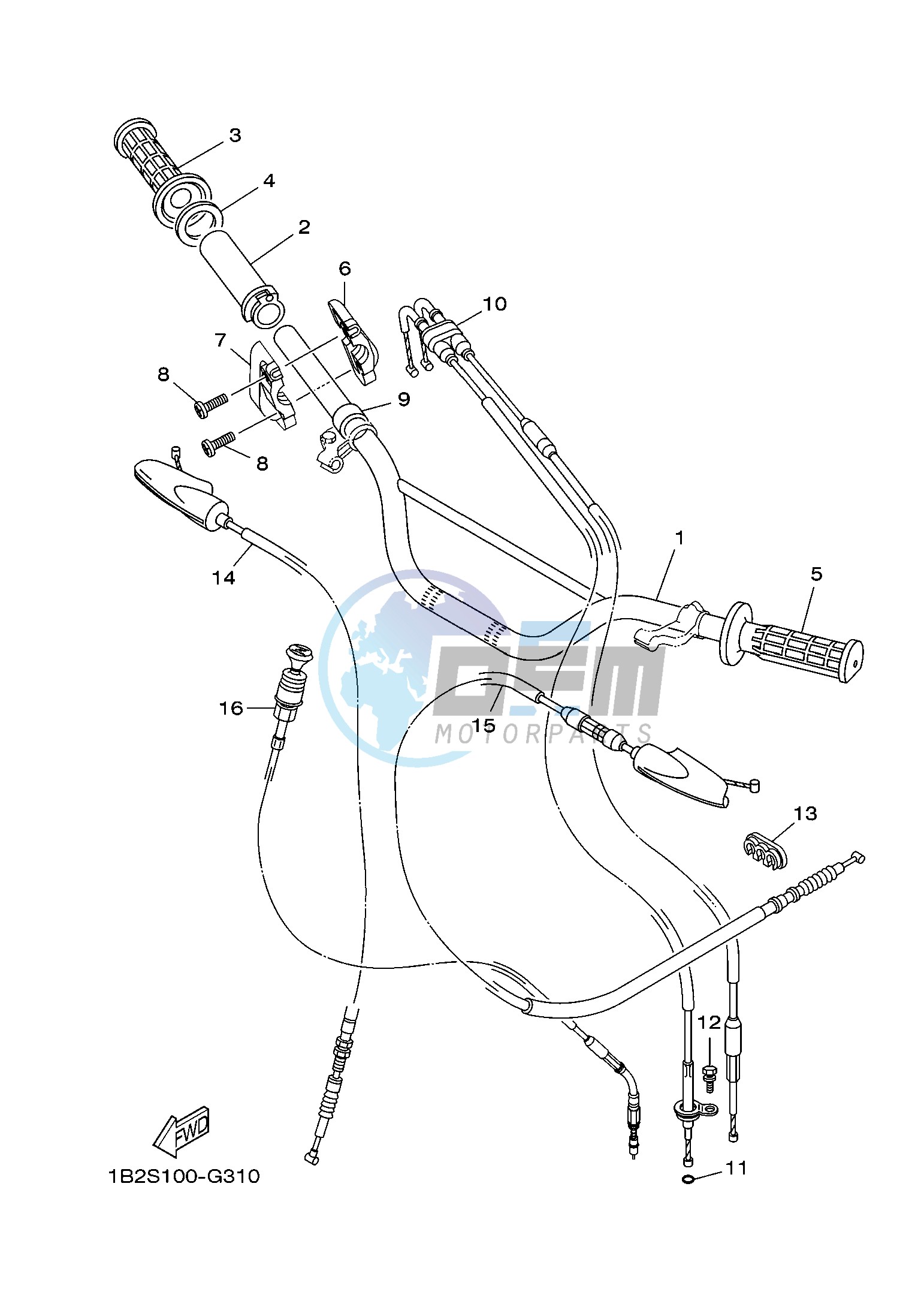 STEERING HANDLE & CABLE