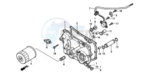 GL1500CD drawing TRANSMISSION COVER