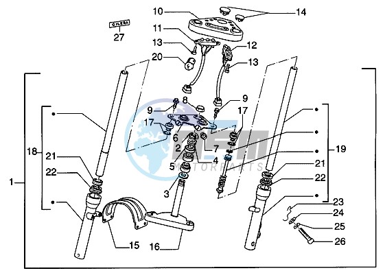 Telescopic fork