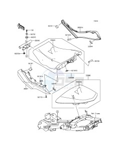 ER-6F_ABS EX650FDS XX (EU ME A(FRICA) drawing Seat