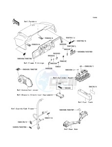 KAF 950 B [MULE 3010 DIESEL 4X4] (B2-B3) [MULE 3010 DIESEL 4X4] drawing LABELS