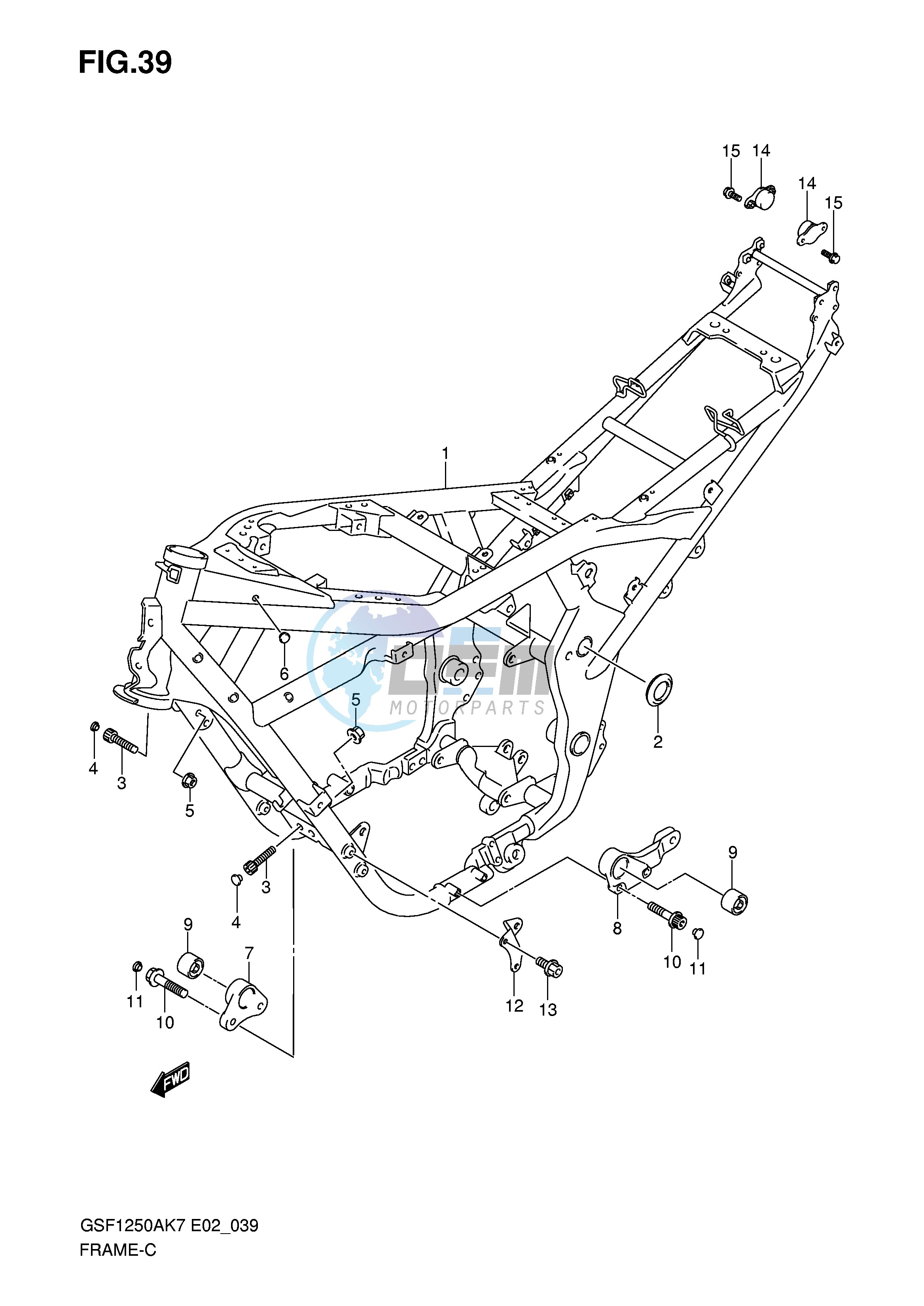 FRAME (MODEL K7 K8)