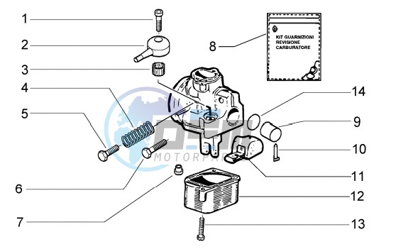 Carburettor component parts