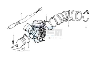 Fly 4T 50 drawing Caburetor Assy