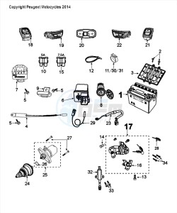 DJANGO 50 4T ALLURE drawing ELECTRIC EQUIPMENT