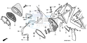 CRF250R9 Australia - (U / BLA) drawing AIR CLEANER (CRF250R6/7/8/9)