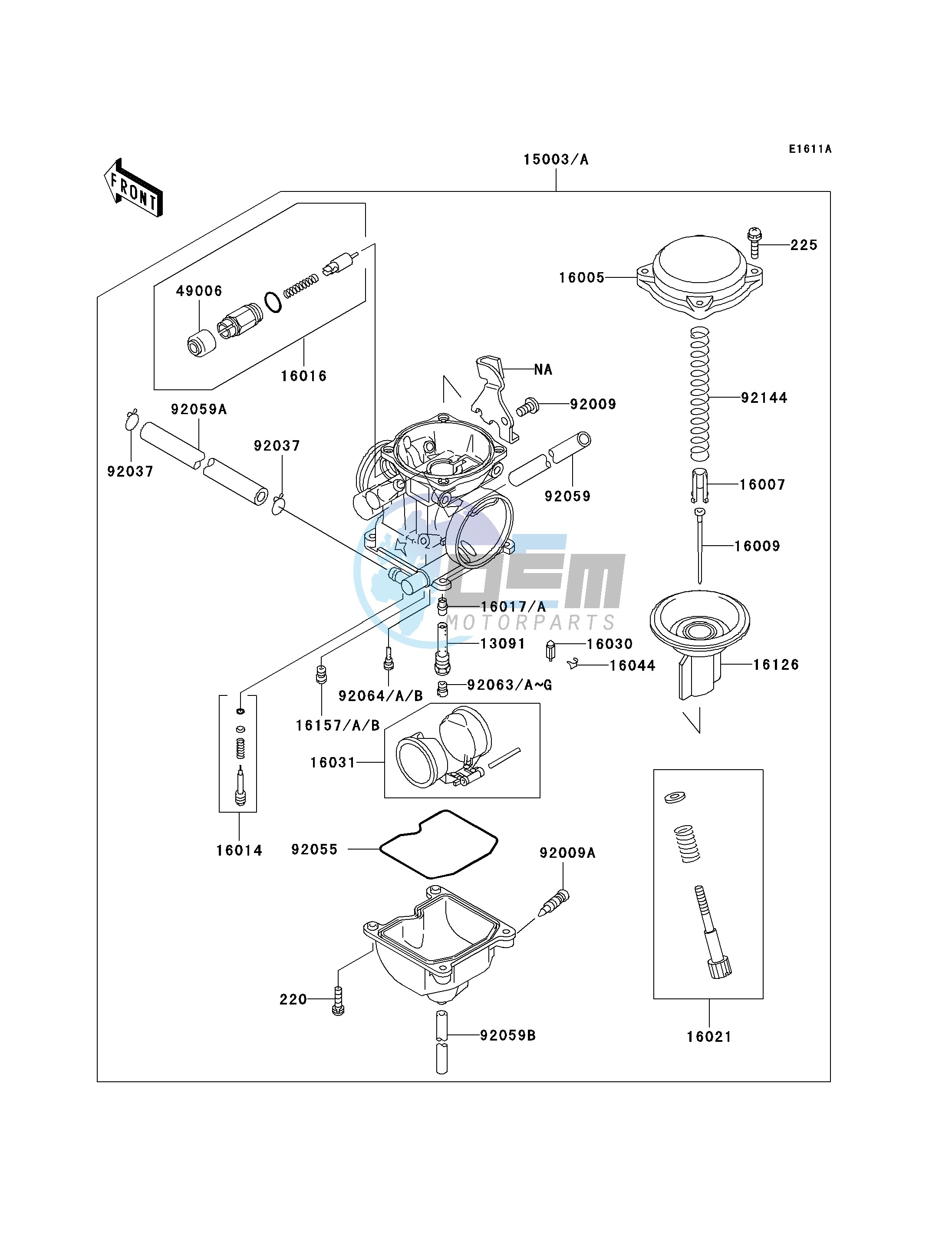 CARBURETOR -- KSF250-A17_A18- -