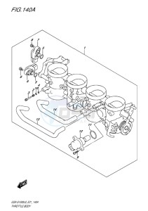 GSX-S1000 EU drawing THROTTLE BODY