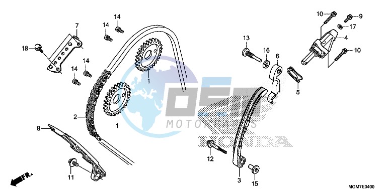 CAM CHAIN/ TENSIONER