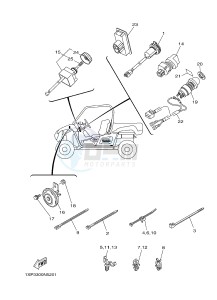 YXM700E YXM700PF VIKING EPS (1XPR) drawing ELECTRICAL 2