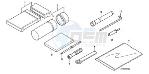 TRX450ER9 Australia - (U / SEL) drawing TOOLS