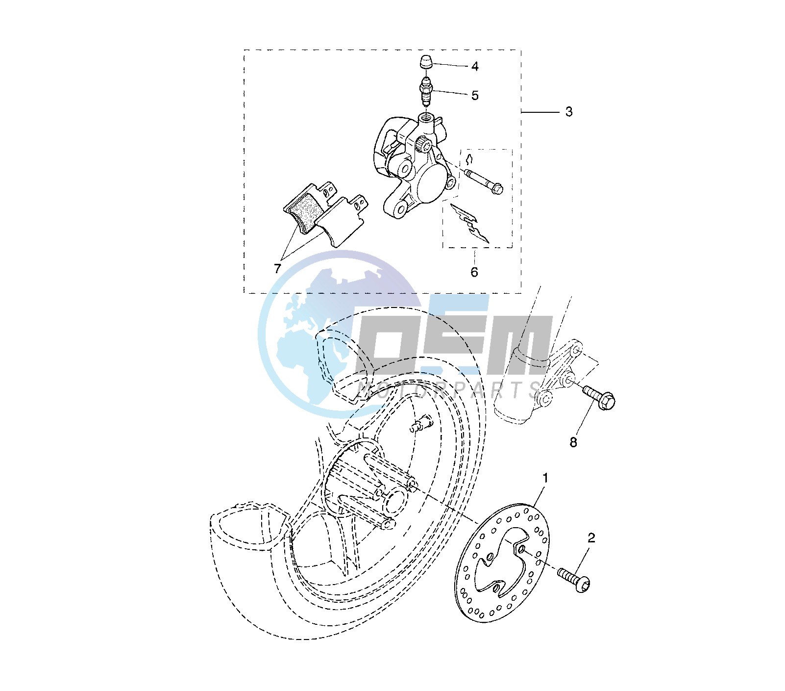 FRONT BRAKE CALIPER