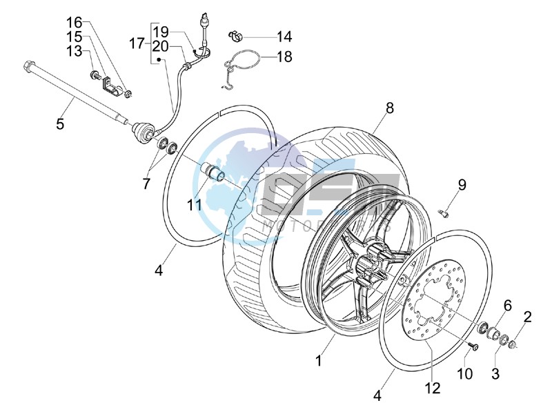 Front wheel