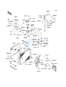 EX 500 D [NINJA 500R] (D6F-D9F) D7F drawing RADIATOR