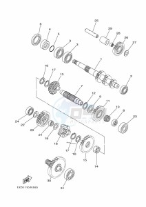 YXM700E YX70MPN (BHF8) drawing TRANSMISSION