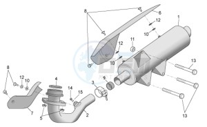 Atlantic 500 drawing Exhaust unit