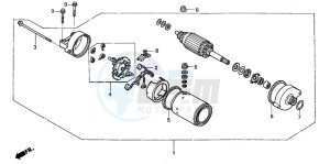 CBR1100XX SUPER BLACKBIRD drawing STARTING MOTOR