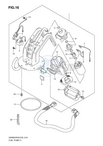 GSX650F (E2) Katana drawing FUEL PUMP