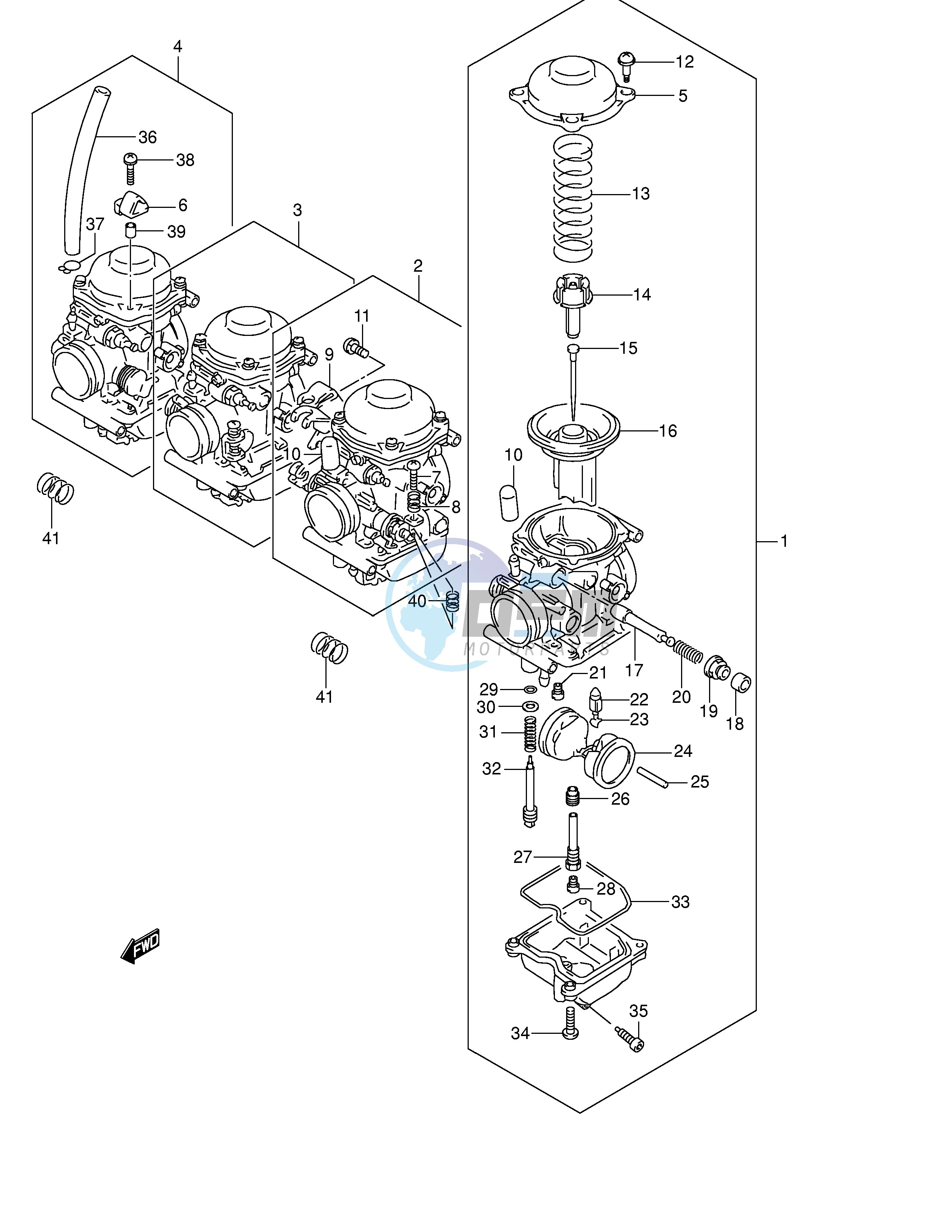 CARBURETOR (MODEL K3)