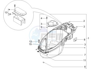 Stalker 50 drawing Helmet box - Undersaddle