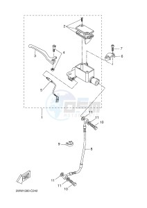 CW50 BOOSTER (5WWN 5WWN) drawing FRONT MASTER CYLINDER