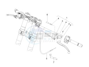 RS 125 4T E4 ABS EMEA EU drawing Clutch control