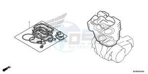 CBR500R England - (3ED) drawing GASKET KIT A