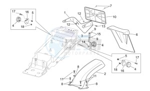 RSV 2 1000 drawing Rear mudguard