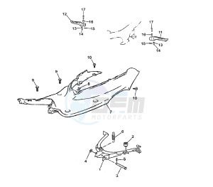 CS JOG R 50 drawing FOOTREST AND STAND