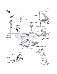 ER-6n ER650A8F GB XX (EU ME A(FRICA) drawing Ignition Switch