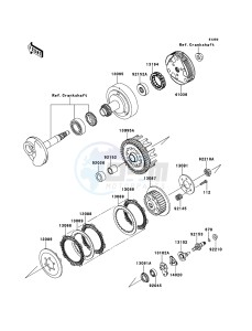 KLX110 KLX110CBF EU drawing Clutch