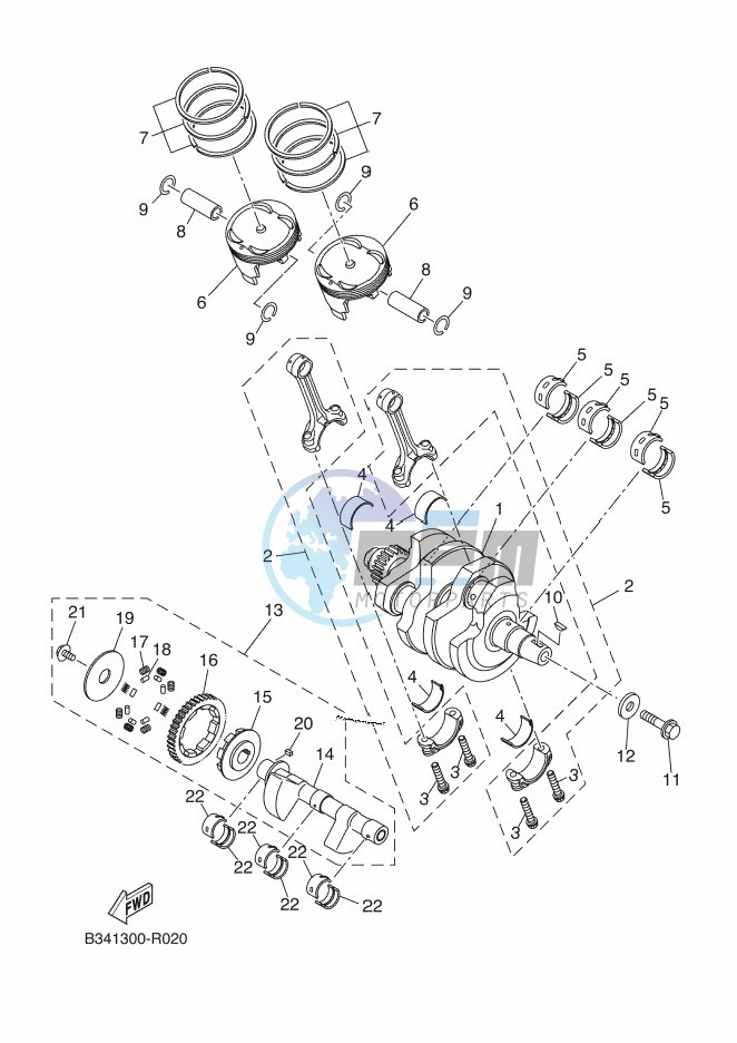 CRANKSHAFT & PISTON