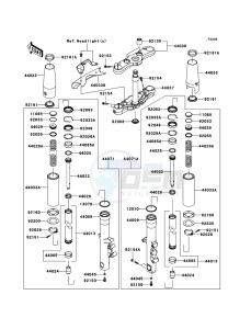 VN1700 CLASSIC TOURER VN1700C9F GB XX (EU ME A(FRICA) drawing Front Fork