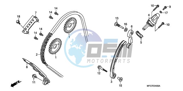 CAM CHAIN/TENSIONER