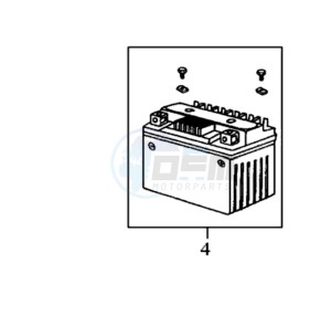 JET EURO X 100 L6 drawing BATTERY