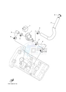 MTM850 MTM-850 XSR900 (B90W) drawing AIR INDUCTION SYSTEM