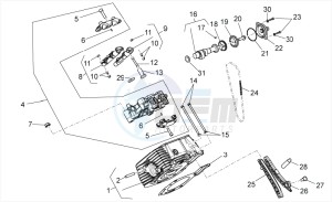 Stelvio 1200 - NTX - ABS 1200 drawing RH cylinder timing system