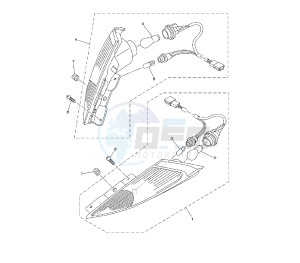 YP MAJESTY ABS 400 drawing FLASHER LIGHT