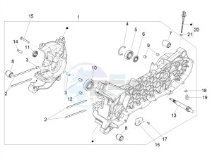 SPRINT 50 4T-3V E2 NOABS (NAFTA) drawing Crankcase