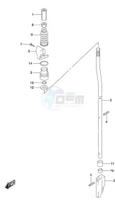 DF 25A drawing Shift Rod