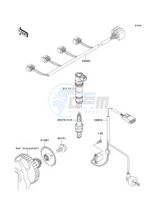 ZR 1000 A [Z1000] (A1-A3) A3 drawing IGNITION SYSTEM