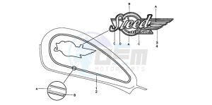 VT600C drawing MARK (6) (NV600C)