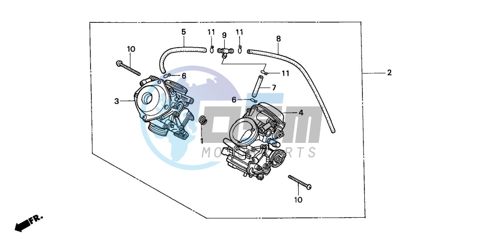 CARBURETOR (DUAL) (ASSY.)