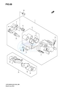 VZR1800 (E3-E28) INTRUDER drawing REAR CALIPER